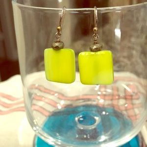 Silpada green earrings